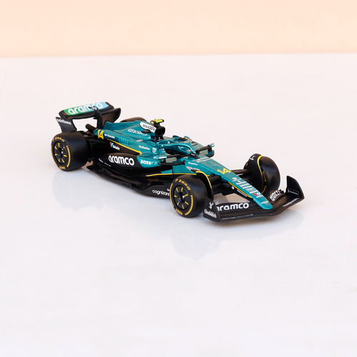 Bburago Original Aston Martin AMR25 - Fernando Alonso Licensed Diecast Car | 1:43 Scale (14 Years till Grown Ups)