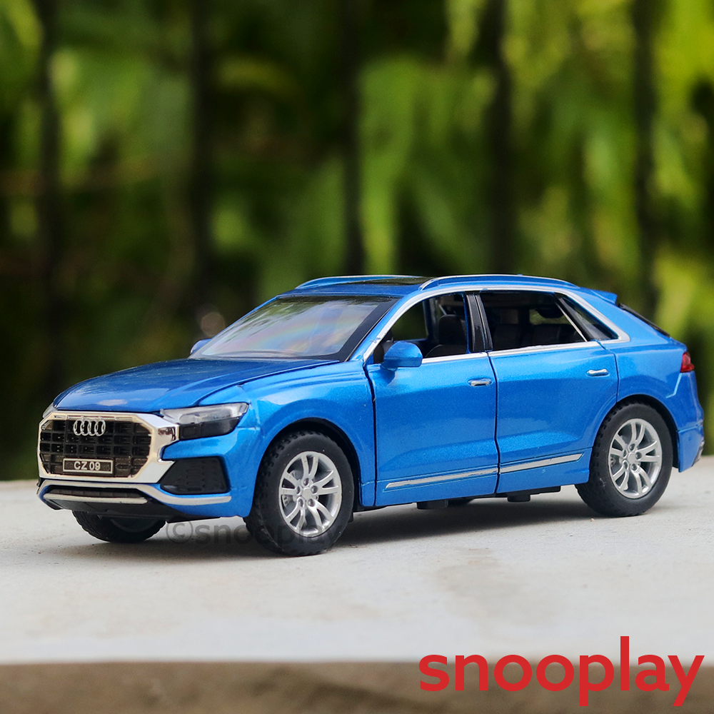 Diecast SUV resembling Audi Q8 Model (3215) | 1:32 Scale | comes with light & sound feature | Minor Defect Sale (COD Not Available)