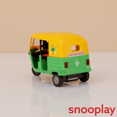 CNG Auto Rickshaw Pull Back Toy