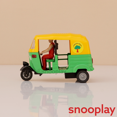 CNG Auto Rickshaw Pull Back Toy