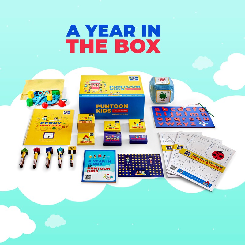 A Year In the Box | Early Learning Educational Activity Kit For Kids 3-4 Years