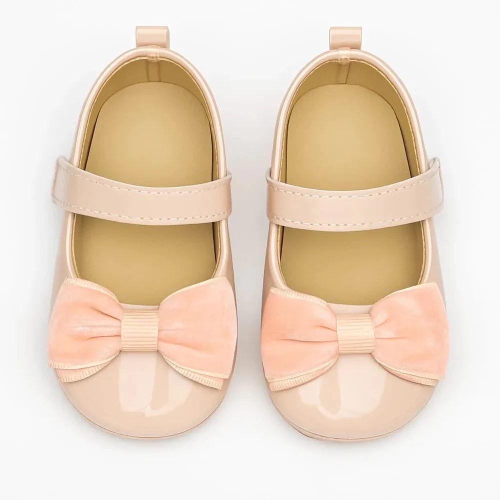 Baby Doe Pink Pretty Little Bow Prewalker Sandals
