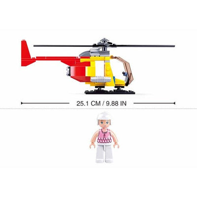 Aviation III - Helicopter Building Block Set (100 Pcs)