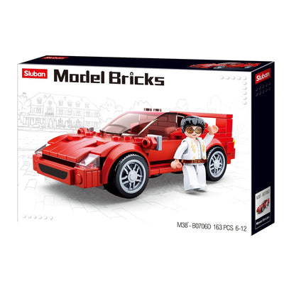 F40 Car Building Block Set (163 Pcs)