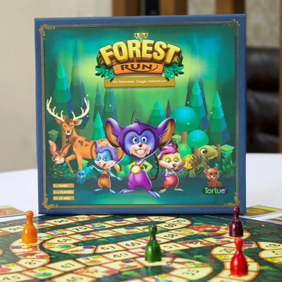 Forest Run: A Captivating Jungle Adventure Board Game | 2-4 Players