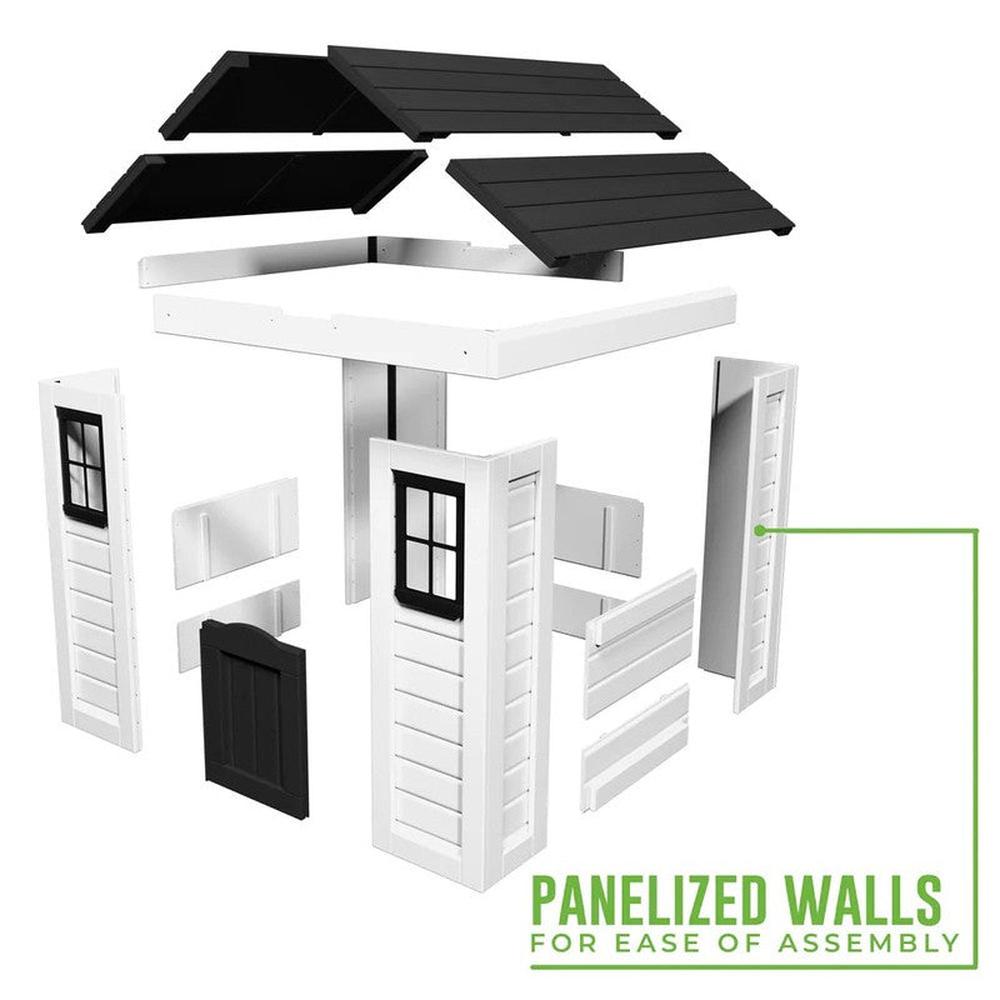 Sweetwater Playhouse White/Dark Grey (3-8 Years)