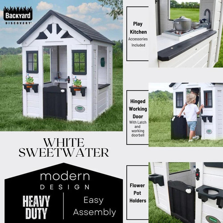 Sweetwater Playhouse White/Dark Grey (3-8 Years)