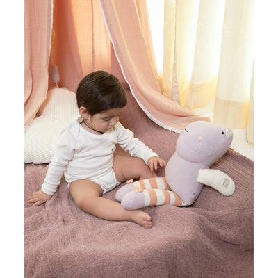 Mia Knitted Soft Toy- Purple