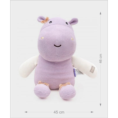 Mia Knitted Soft Toy- Purple