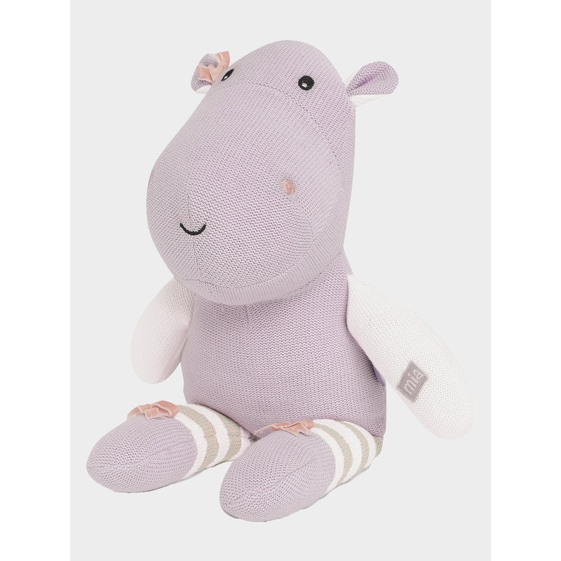 Mia Knitted Soft Toy- Purple