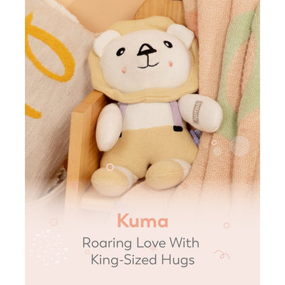 Kuma Knitted Soft Toy- White