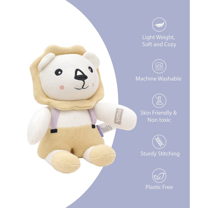 Kuma Knitted Soft Toy- White