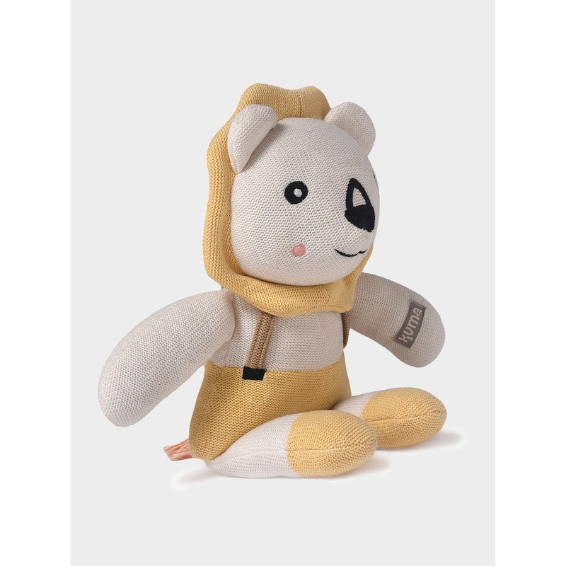 Kuma Knitted Soft Toy- White