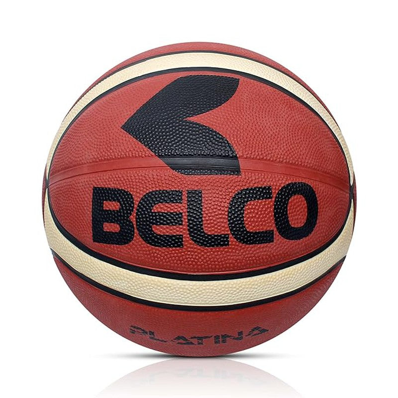 Belco Platina Basketball (1 Basketball with needle) (Size 7) | 11+ Years