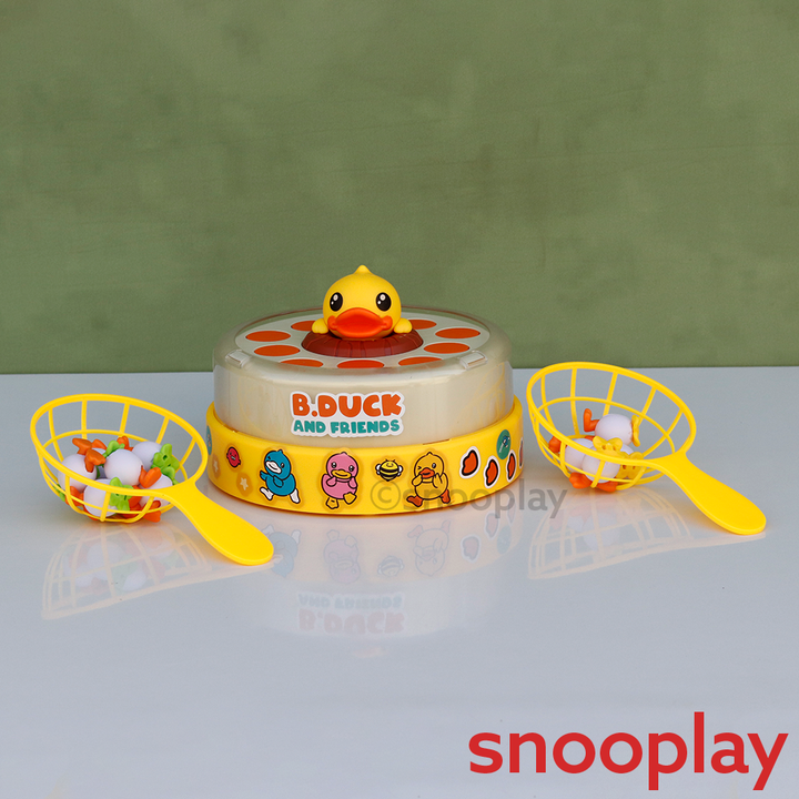 Duck & Friends: Bounce & Catch Rotating Game | Popping Eggs Action Fun (3-6 Years)