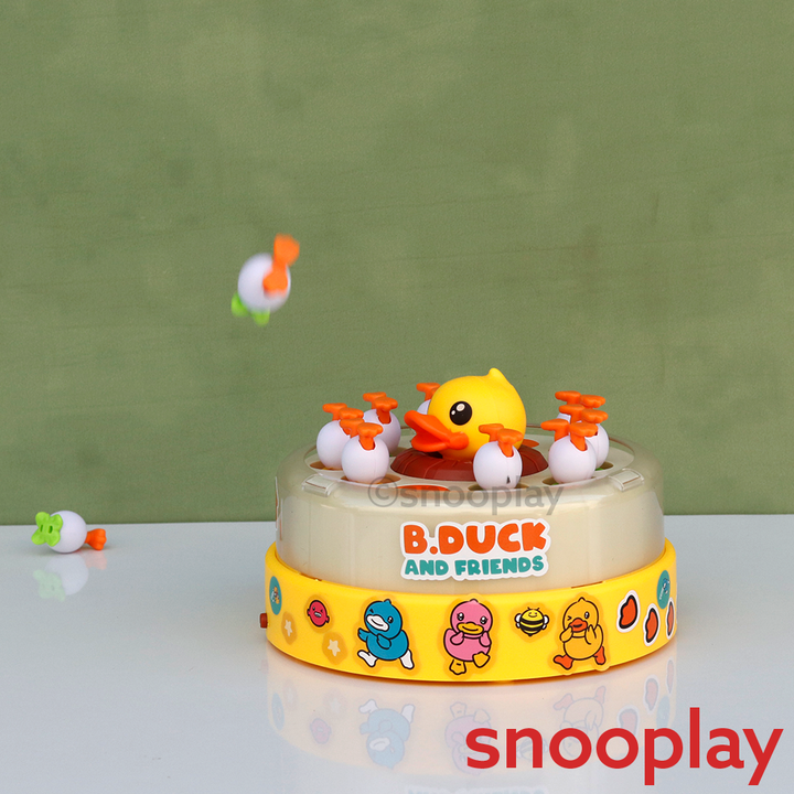 Duck & Friends: Bounce & Catch Rotating Game | Popping Eggs Action Fun (3-6 Years)