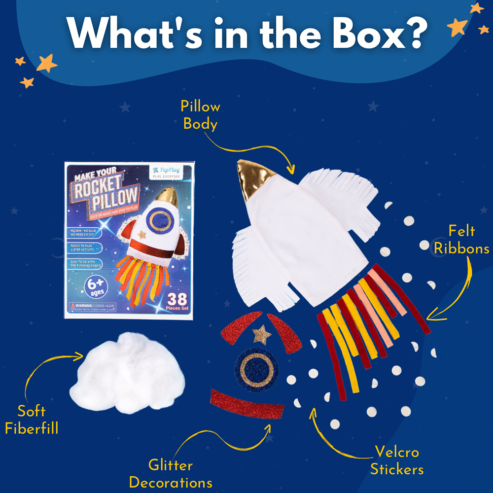 No Sew Felt Pillow Make Your Unicorn Pillow DIY Crafts Kit For 6+