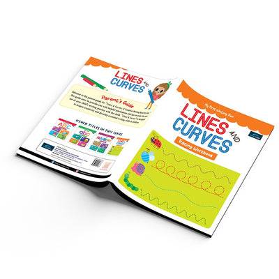 My First Writing Fun Tracing Workbook - Set of 2 Books - Numbers (1-10) and Lines & Curves