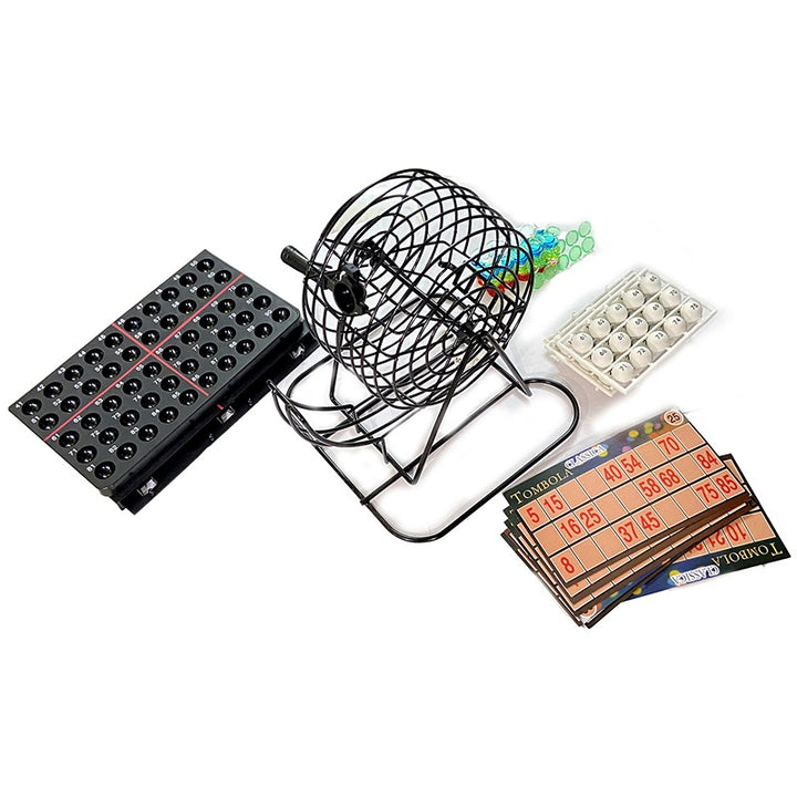Hop N Play Tambola Housie Game Set - Cage, Number Balls, Tracking Board & Tickets (5 Years till Grown Ups)