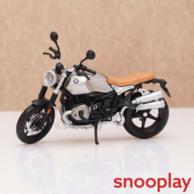 Original BMW R nineT SCRAMBLER Licensed Diecast Bike | 1:12 Scale Model (14 Years Till Grown Ups)