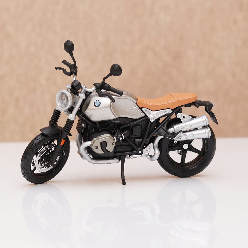 Original BMW R nineT SCRAMBLER Licensed Diecast Bike | 1:12 Scale Model (14 Years Till Grown Ups)