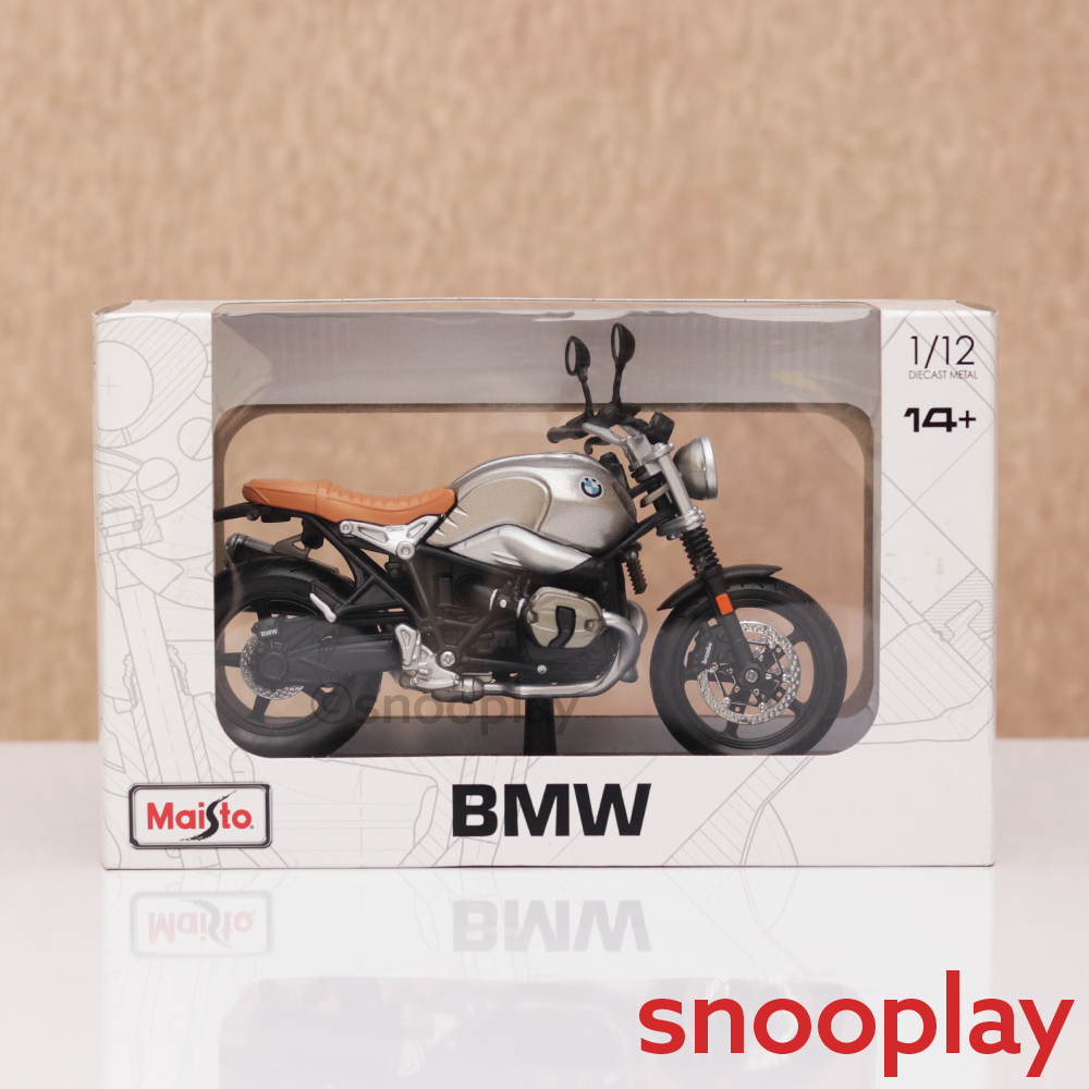 Maisto Original BMW R nineT SCRAMBLER Licensed Diecast Bike | 1:12 Scale Model (14 Years Till Grown Ups)