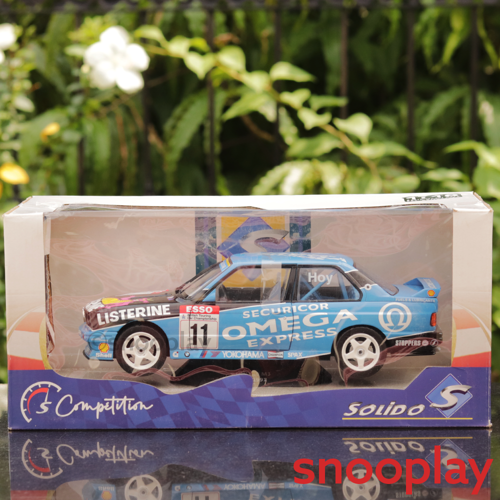Solido Original Licensed BMW E30 M3 BTCC 1991 Diecast Car | 1:18