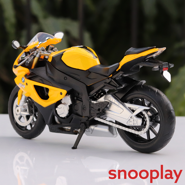 Metal Speed Zone Original BMW S1000 RR Licensed Diecast Bike | 1:12 Scale Model (14 Years till Grown Ups)