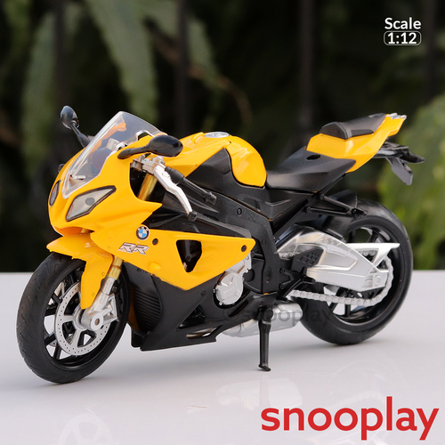 Metal Speed Zone Original BMW S1000 RR Licensed Diecast Bike | 1:12 Scale Model (14 Years till Grown Ups)
