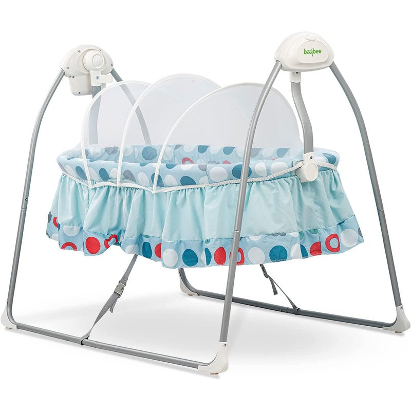 Buy Wanda Electric Swing Cradle for Baby Automatic Swing Baby Cradle with Mosquito Net Remote Toy Bar Music Baby Cradle Crib Jhula Baby Swing Cradle COD Not Available