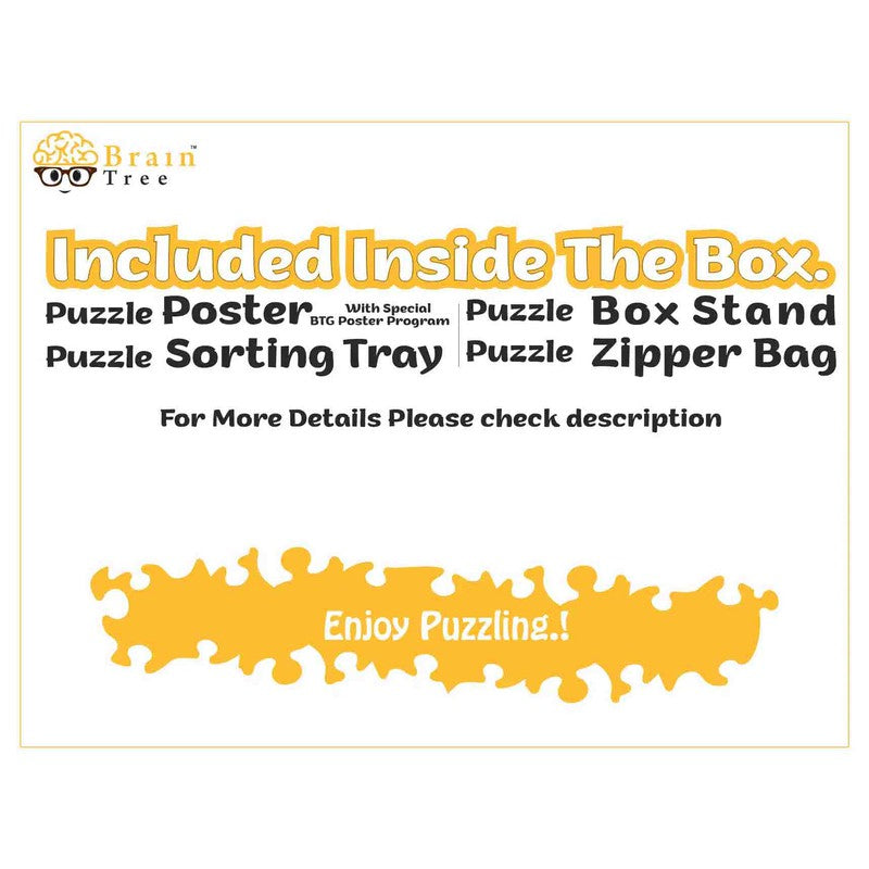 Seamless  Puzzles for Adults - 1000 Pieces with With 4 Puzzle Sorting Trays