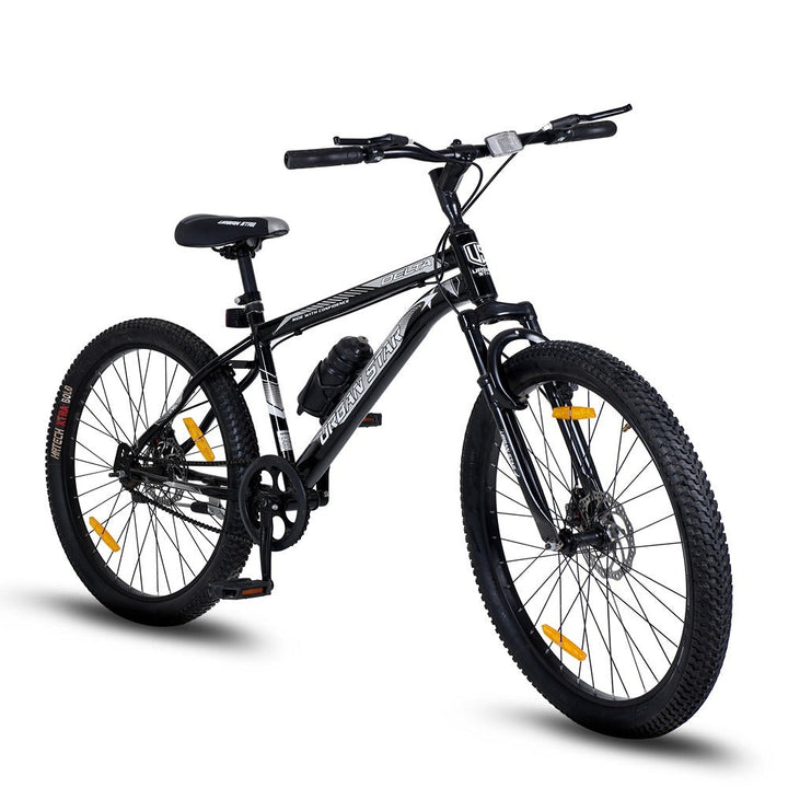 Delta MTB 26T Mountain Bicycle with Dual Disc Brake (Frame Size-18 ,26 Inch) | Black (COD NOT AVAILABLE)