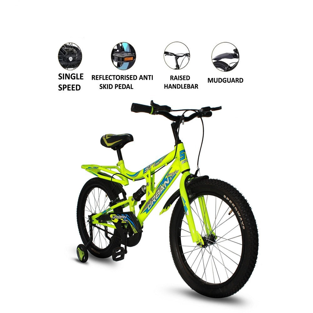 Shoker 20T Cycle (Frame Size - 12, 20 Inch) | Green (COD not Available)