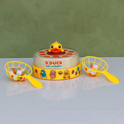 Duck & Friends: Bounce & Catch Rotating Game | Popping Eggs Action Fun (3-6 Years)
