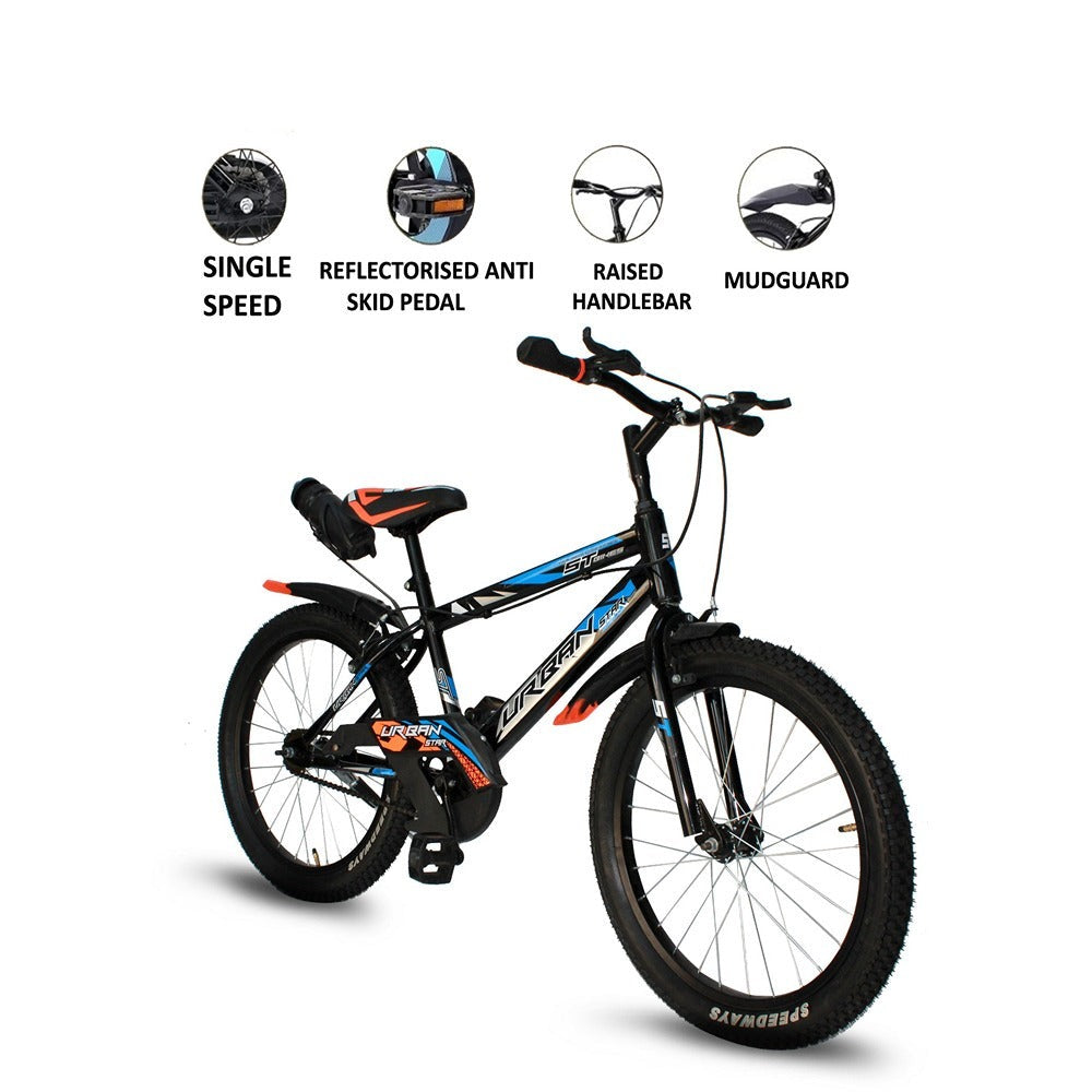 BMX 20T Bicycle (Black/Orange) | 20 Inch COD not Available