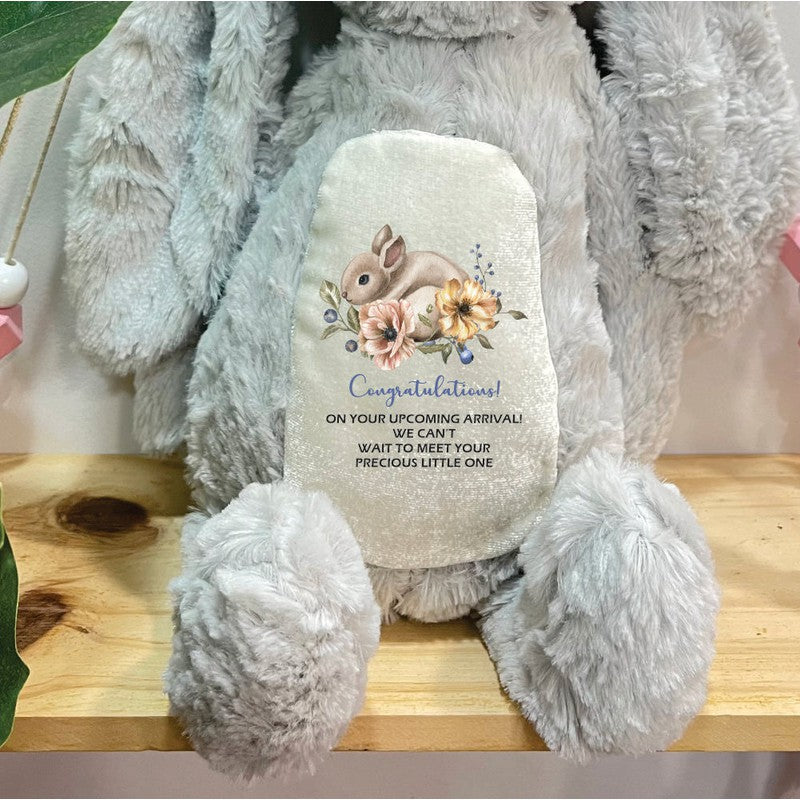 Personalised Bella The Bunny - Mom To Be Plush Toy | COD Not Available