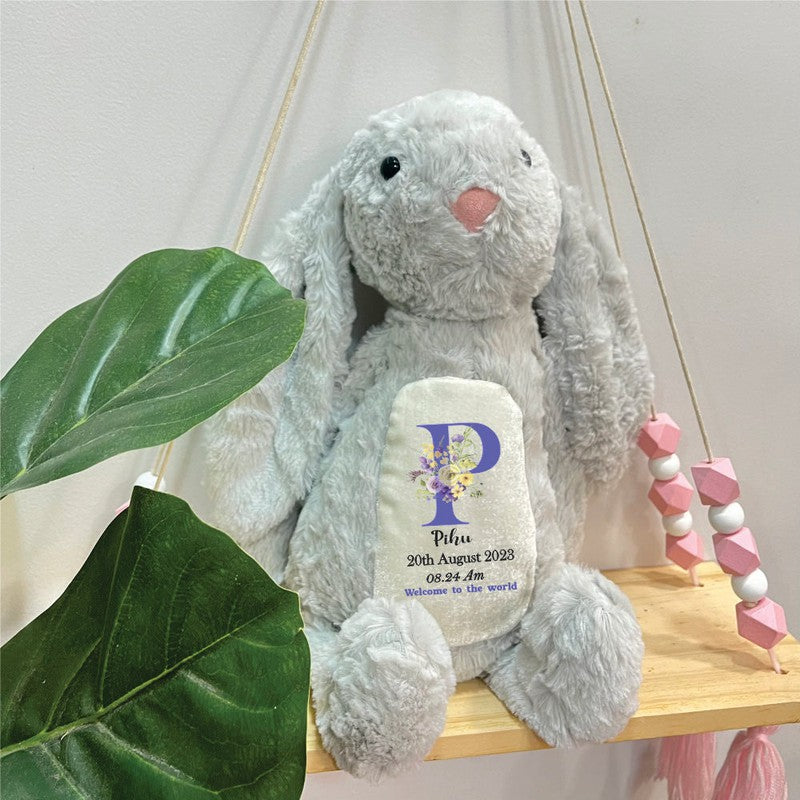 Personalised Bella The Bunny - Precious Moments Plush Toy | COD Not Available