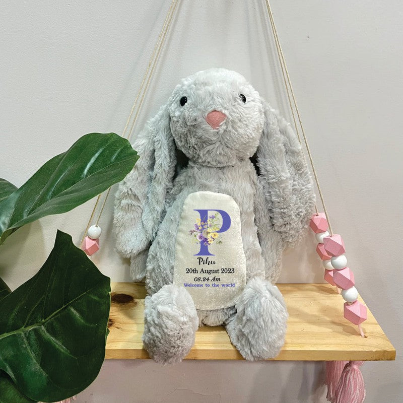 Personalised Bella The Bunny - Precious Moments Plush Toy | COD Not Available