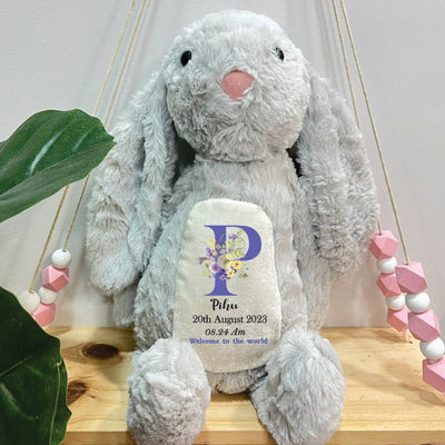 Personalised Bella The Bunny - Precious Moments Plush Toy | COD Not Available