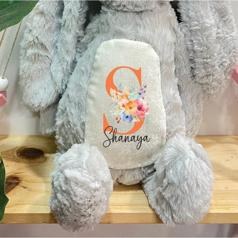 Personalised Blossom The Bunny Plush Toy | COD Not Available