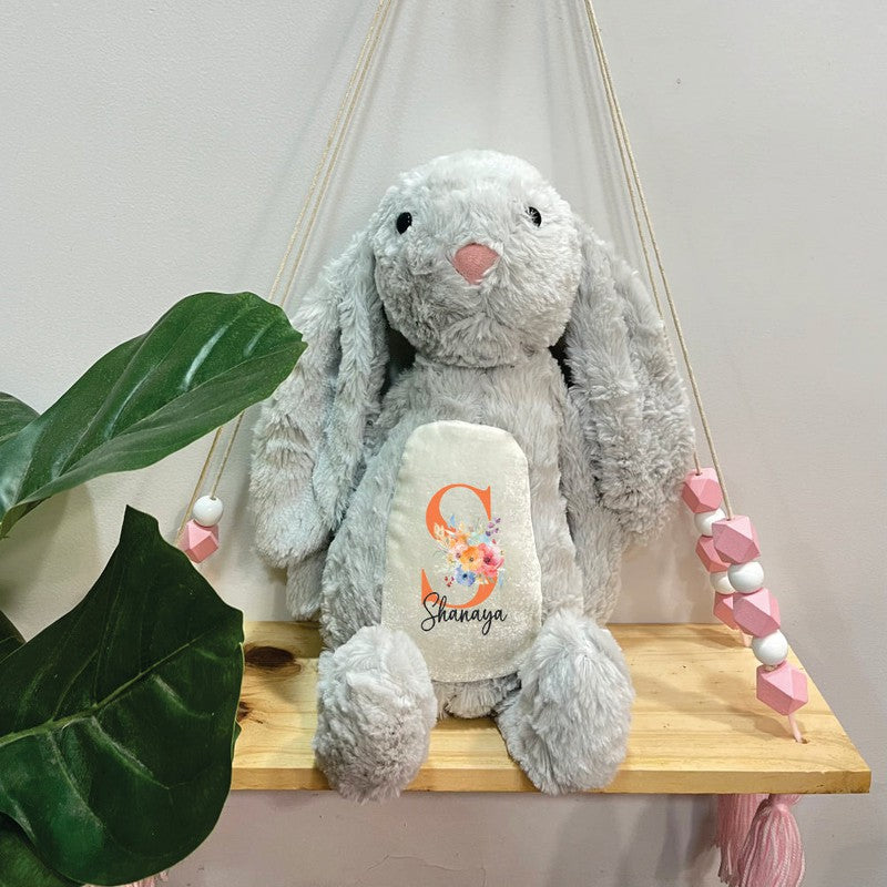 Personalised Blossom The Bunny Plush Toy | COD Not Available