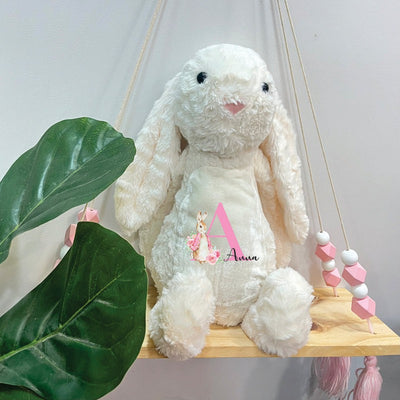 Personalised Blushy The Bunny Plush Toy | COD Not Available