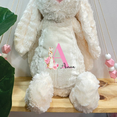 Personalised Blushy The Bunny Plush Toy | COD Not Available