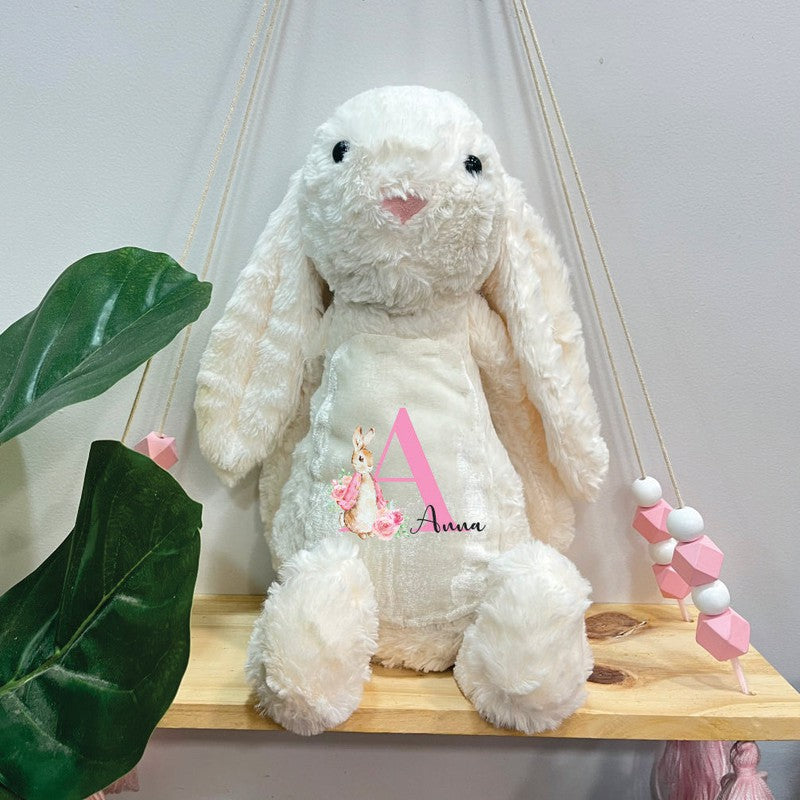 Personalised Blushy The Bunny Plush Toy | COD Not Available