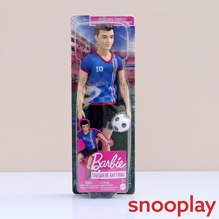Mattel Original Licensed Football Player Ken Barbie Doll (3-9 Years)