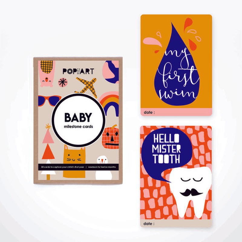 Milestone Cards for Baby Shower Gifts  - Baby