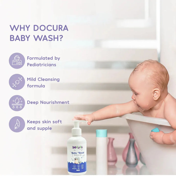 Docura Baby Wash Head To Toe - 200ml