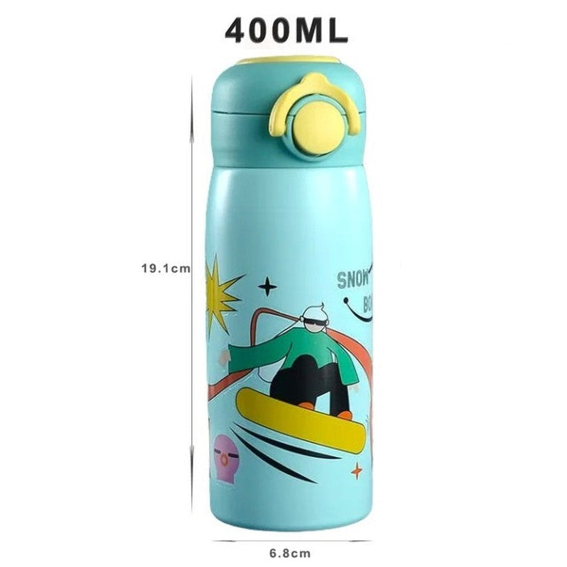 Animated Stainless Steel Water Bottle (400ml)