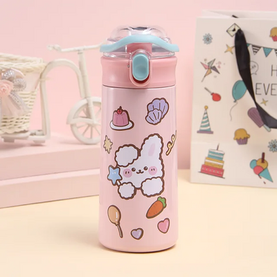 Bouncing Kid Stainless Steel Bottle with Stickers (500ml)