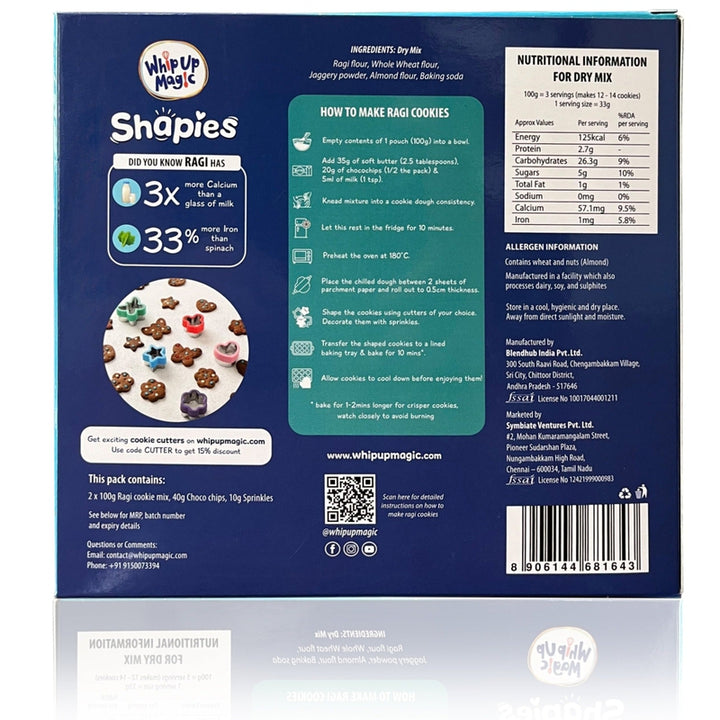 Shapies DIY Ragi Cookie Refill Pack - Disney Frozen